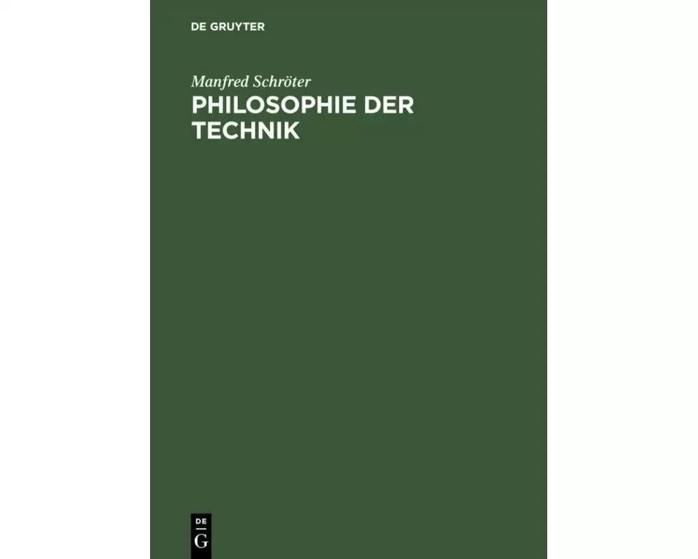 Philosophie der Technik