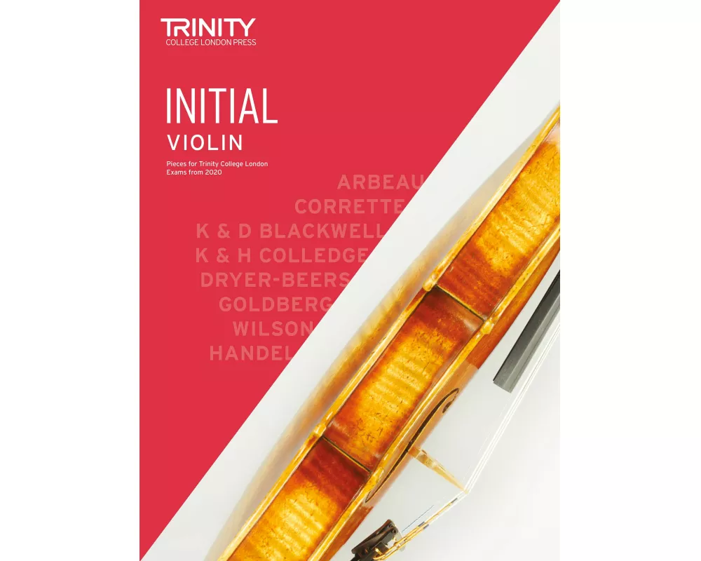 Trinity College London Violin Exam Pieces From 2020: Initial