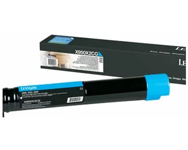 LEXMARK X950, X952, X954 Toner cyan Extra high Capacity 22.000 pages