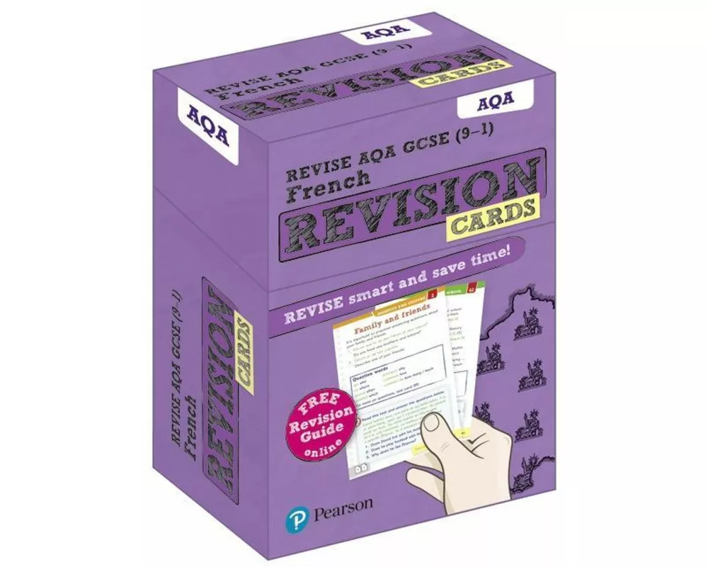 Pearson REVISE AQA GCSE French: Revision Cards incl. online revision and audio - for 2025 exams