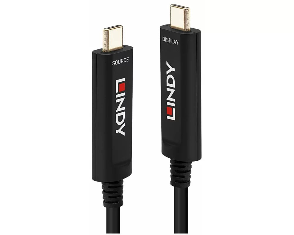 LINDY Fibre Optic Hybrid USB C Video 5m