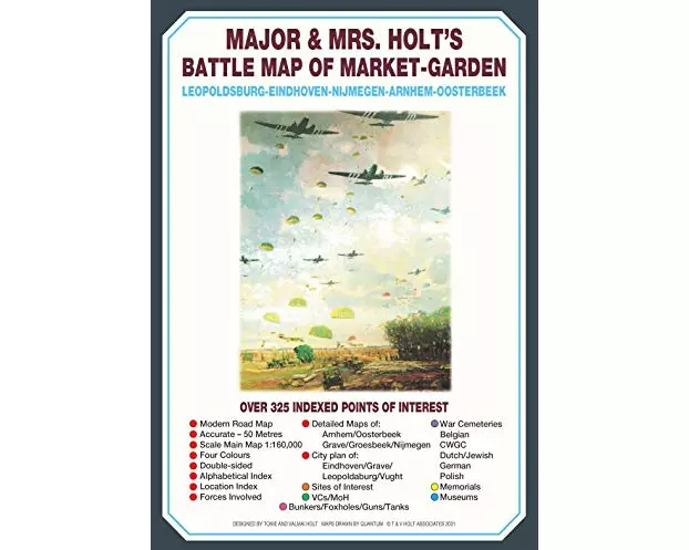 Major & Mrs Holt's Battle Map of Market Garden (Map)