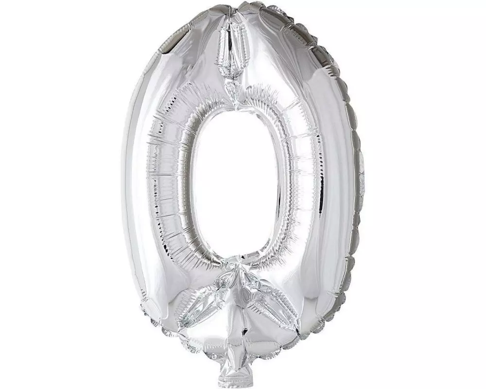 Creativ Company Folienballon 0 Silber