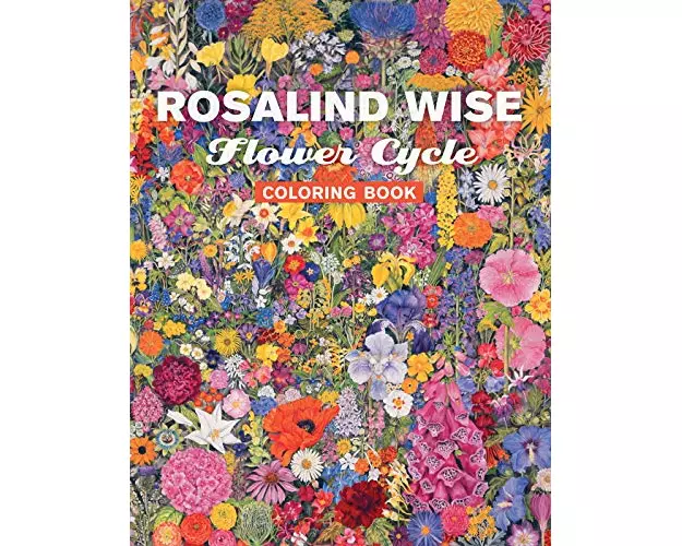 Rosalind Wise Flower Cycle Coloring Book