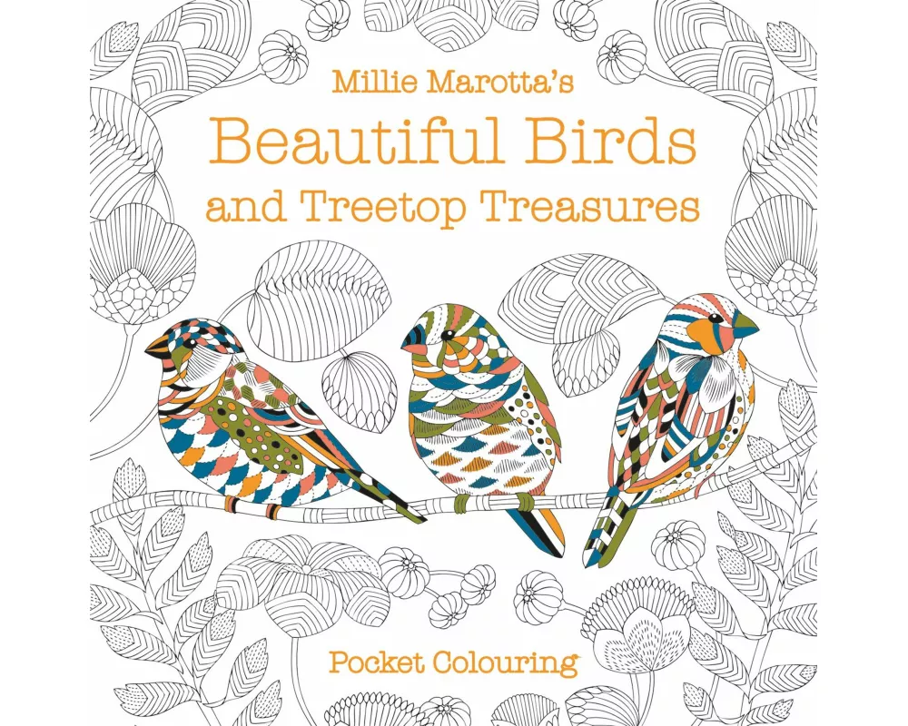 Millie Marotta's Beautiful Birds and Treetop Treasures Pocket Colouring