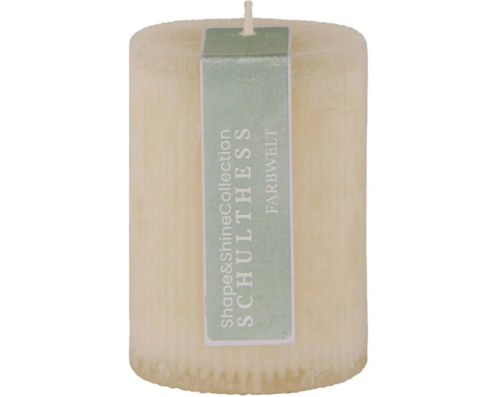 Schulthess Kerzen Kerze Shape & Shine, 7 x 10 cm, Chamois