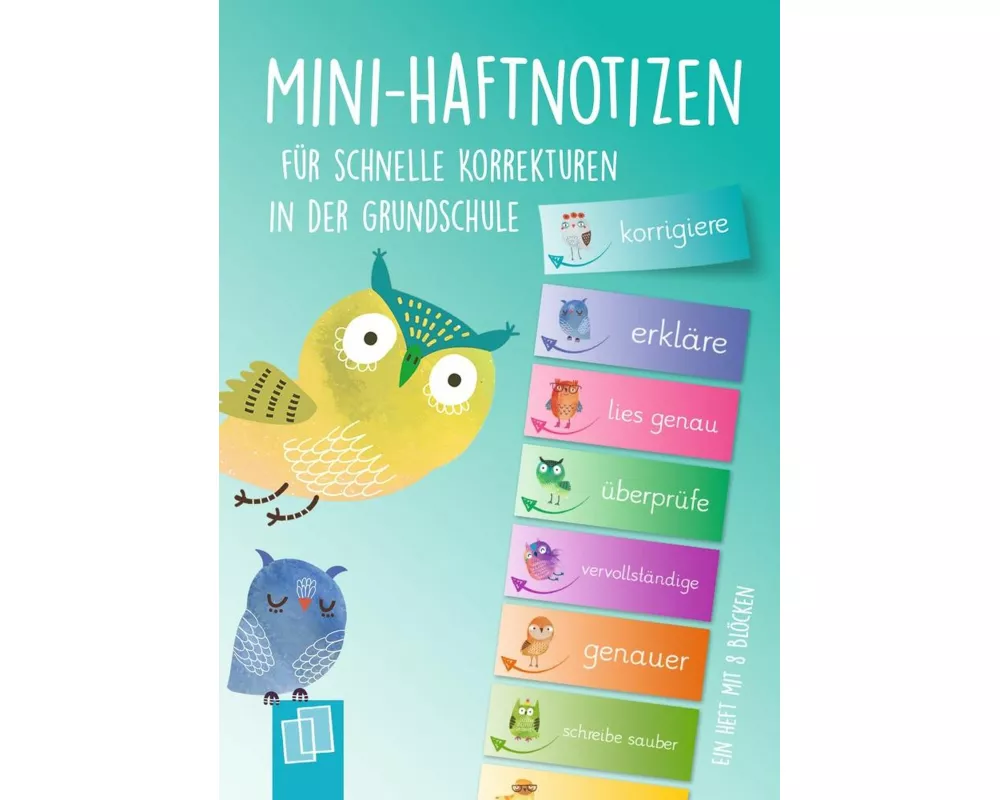 Mini–Haftnotizen für schnelle Korrekturen in der Grundschule