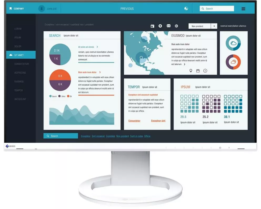 EIZO Monitor EV2490 Swiss Edition