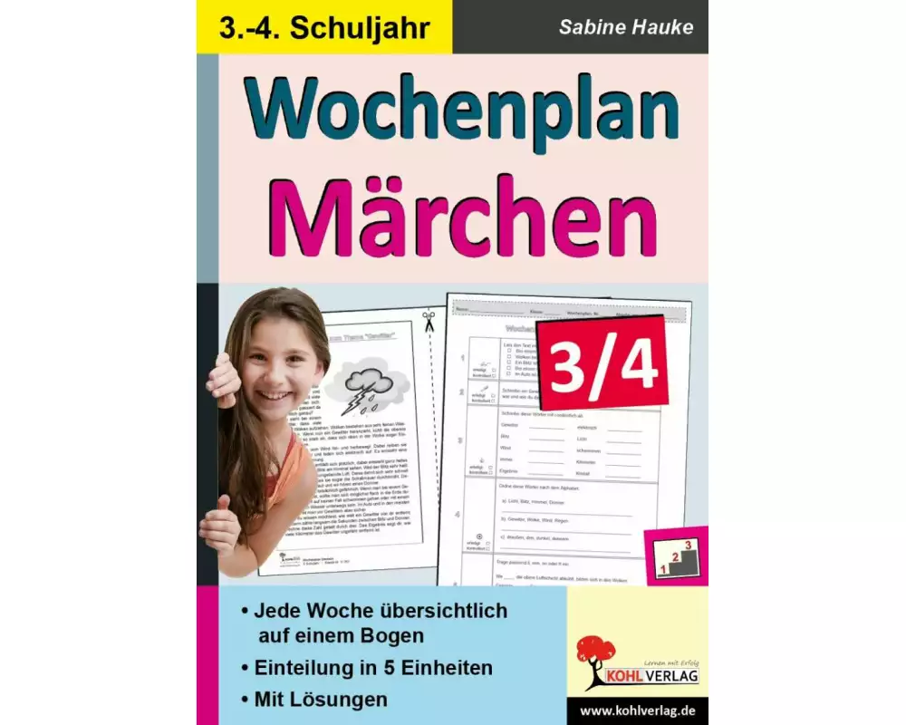 Wochenplan Märchen 3/4