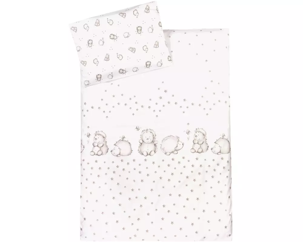 Julius Zöllner Kinderbettwäsche Igelchen 100 x 135 cm + 40 x 60 cm