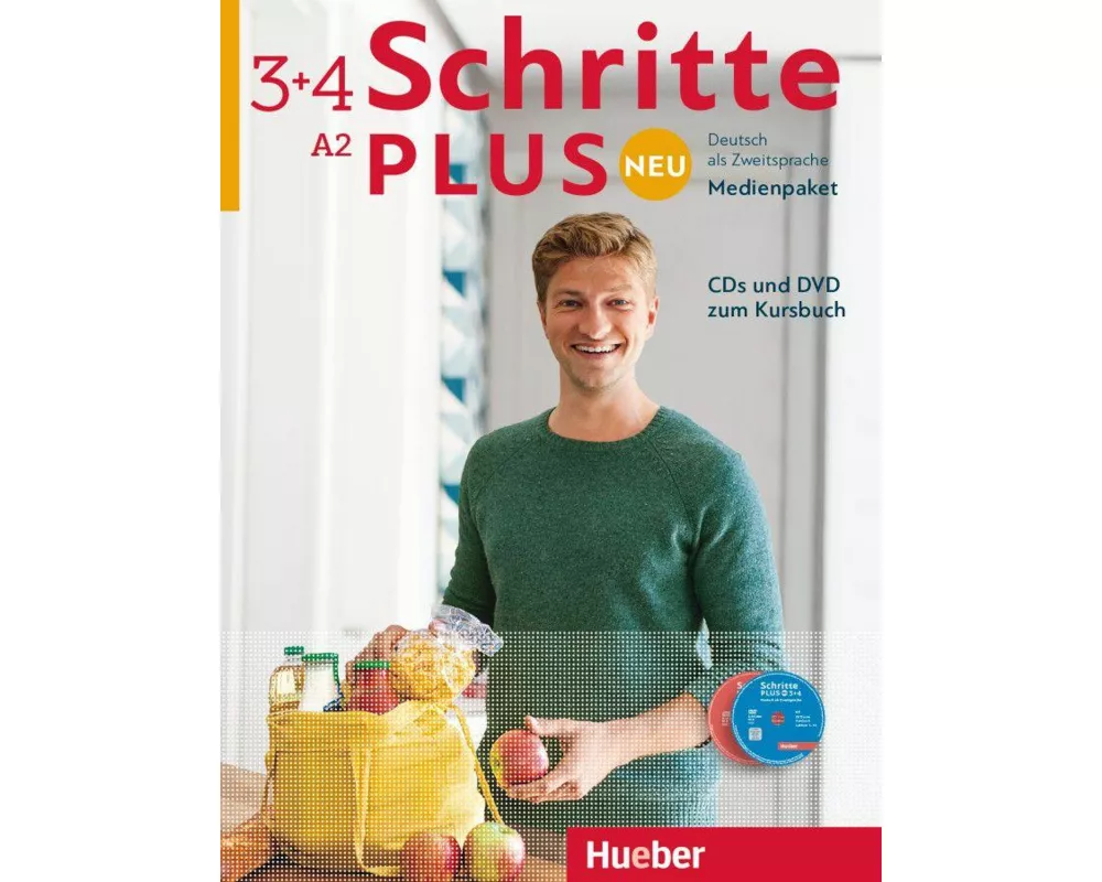 Schritte plus Neu 3+4 A2 Audio-CDs und 1 DVD zum Kursbuch. Medienpaket