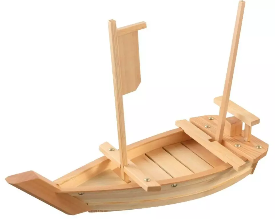 Paderno Sushi-Boot 40 cm x 18 cm, Nature