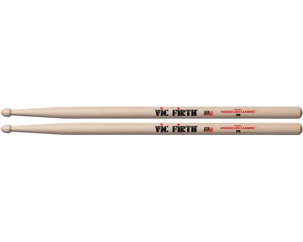 Vic Firth Drumsticks VF2B American Classic 2B – 1 Paar