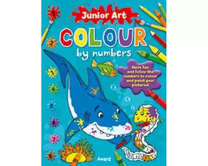 Junior Art Colour By Numbers: Shark
