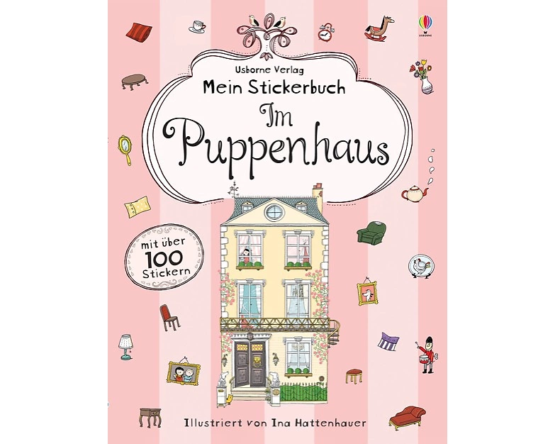 Mein Stickerbuch: Im Puppenhaus