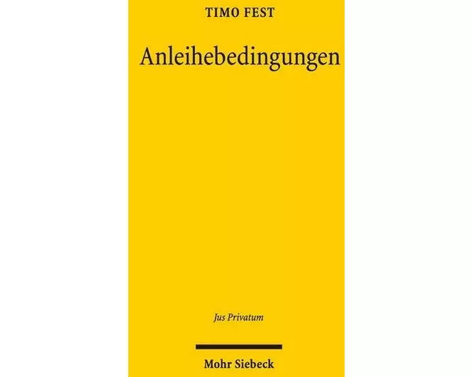 Anleihebedingungen