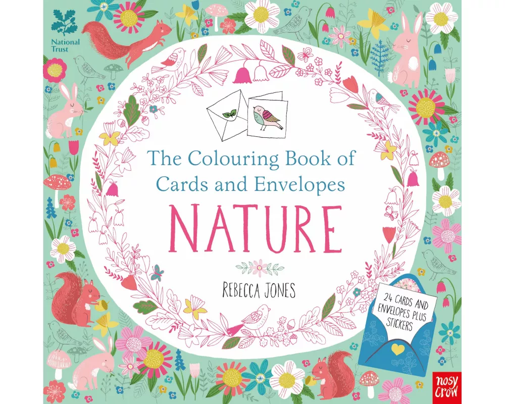 National Trust: The Colouring Book of Cards and Envelopes - Nature
