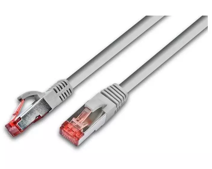 Wirewin Patchkabel RJ-45 - RJ-45, Cat 6A, S/FTP, 15 m, Grau
