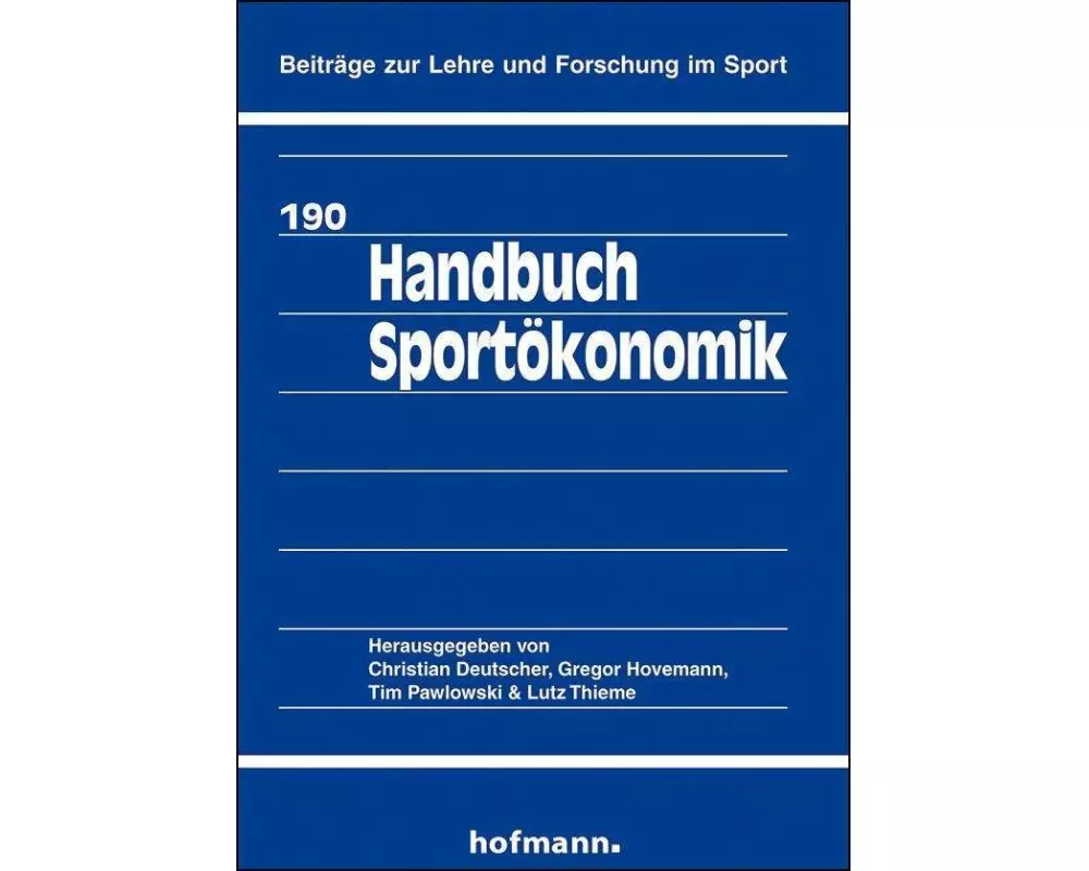 Handbuch Sportökonomik