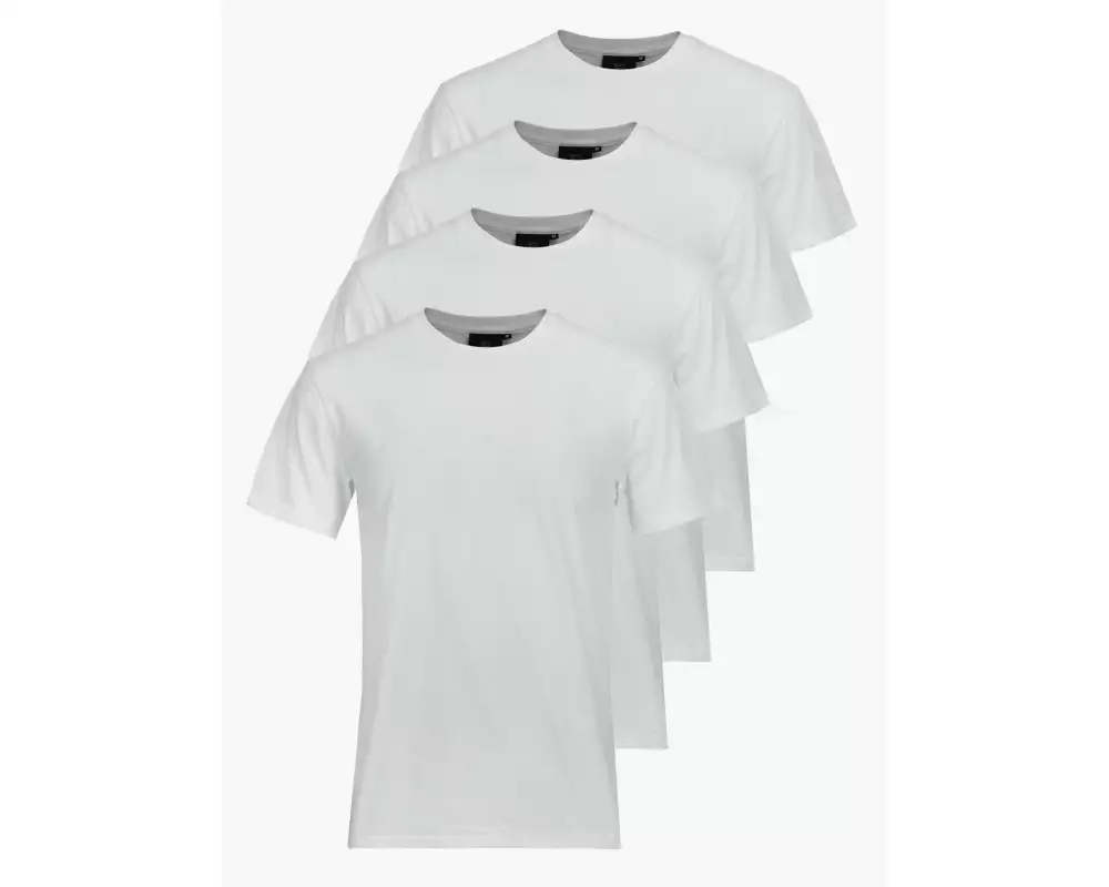 Switcher 4er-Pack Unisex T-Shirt Max Weiss, L