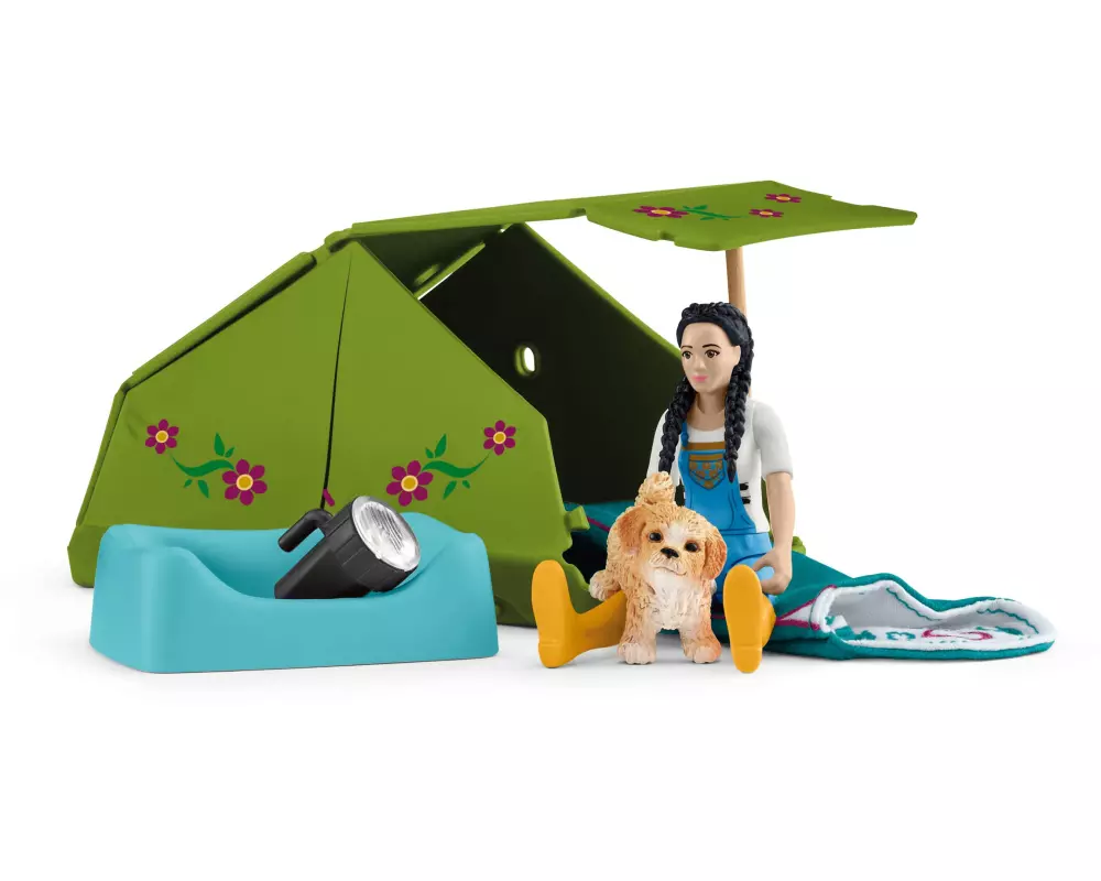 Schleich Spielfigurenset Horse Club Camping-Abenteuer mit Kim