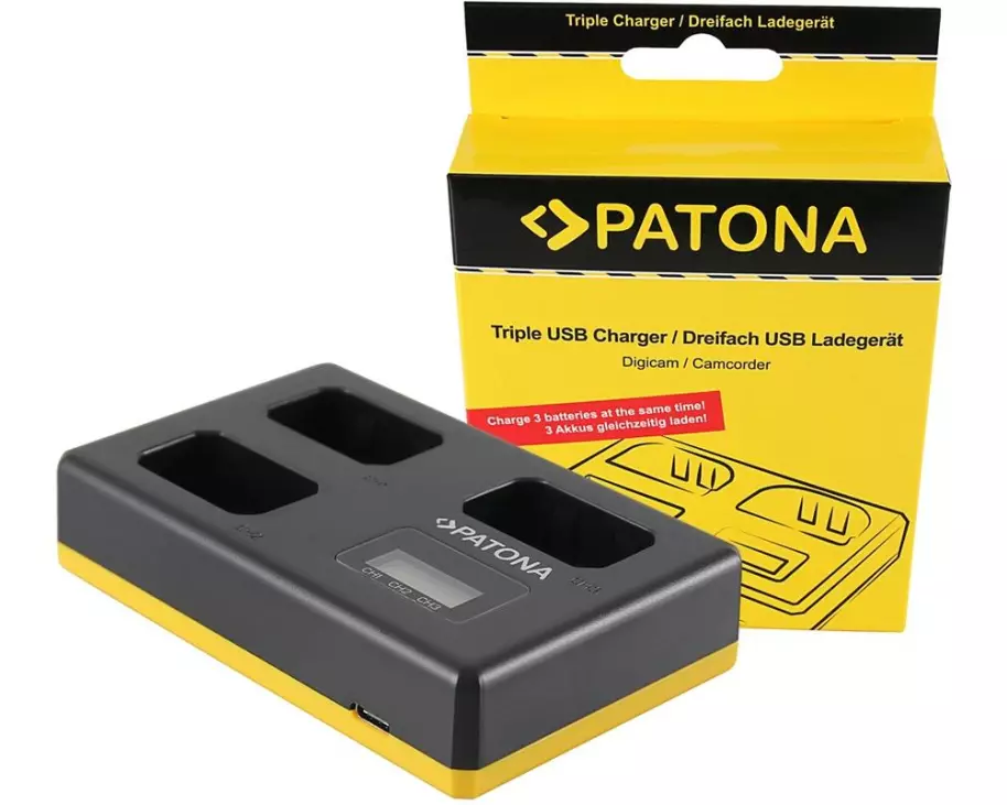 Patona Ladegerät USB Ladegerät für Sony NP-FW50