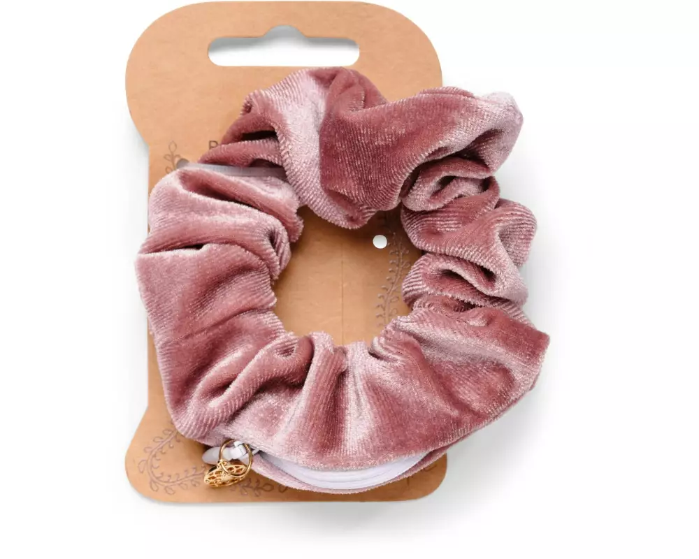 Body Mind Soul Haargummi Scrunchie Yoga altrosa 1 Stück