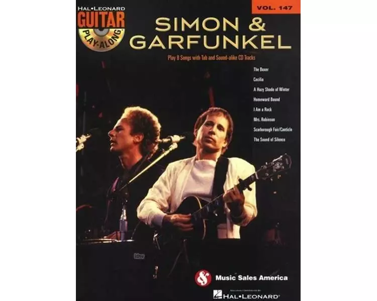 Simon & Garfunkel - Guitar Play-Along Vol. 147 Book/Online Audio