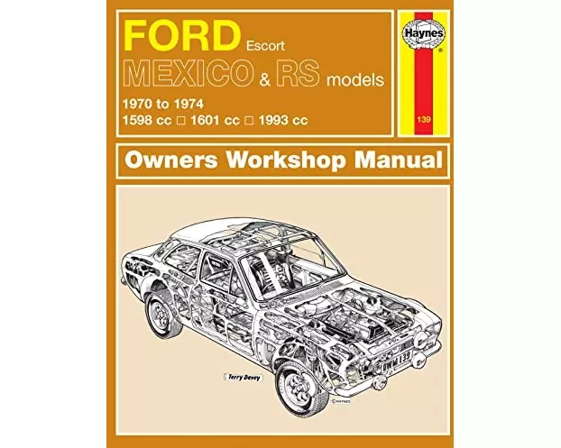 Ford Escort Mk I Mexico, RS 1600 & RS 2000 (70 - 74) Haynes Repair Manual