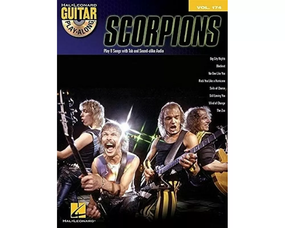 Scorpions - Guitar Play-Along Vol. 174 Book/Online Audio