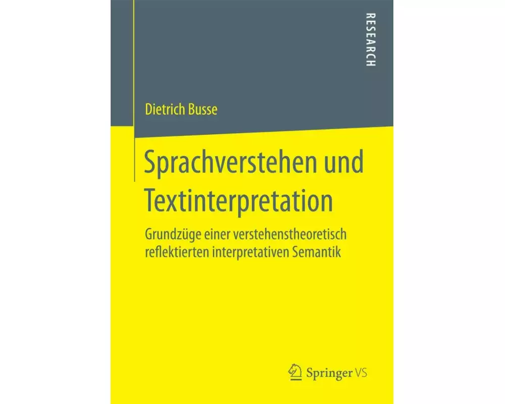 Sprachverstehen und Textinterpretation