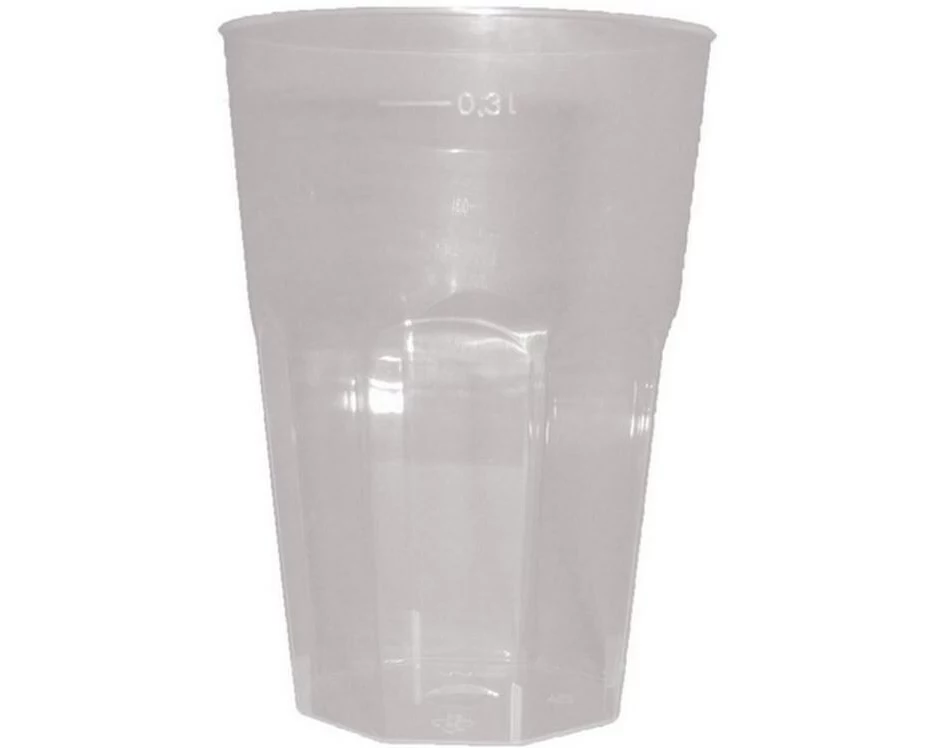 Webstar Mehrwegbecher Optimal PP 300 ml Transparent 30 Stück