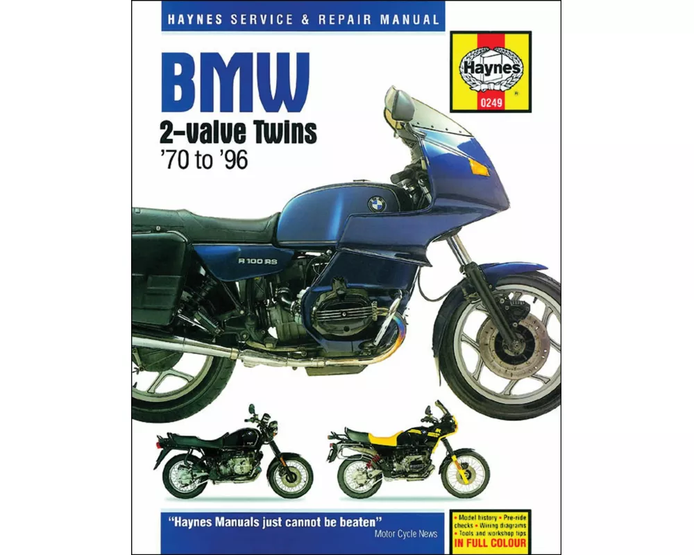 BMW 2-valve twins (70-96) Haynes Repair Manual