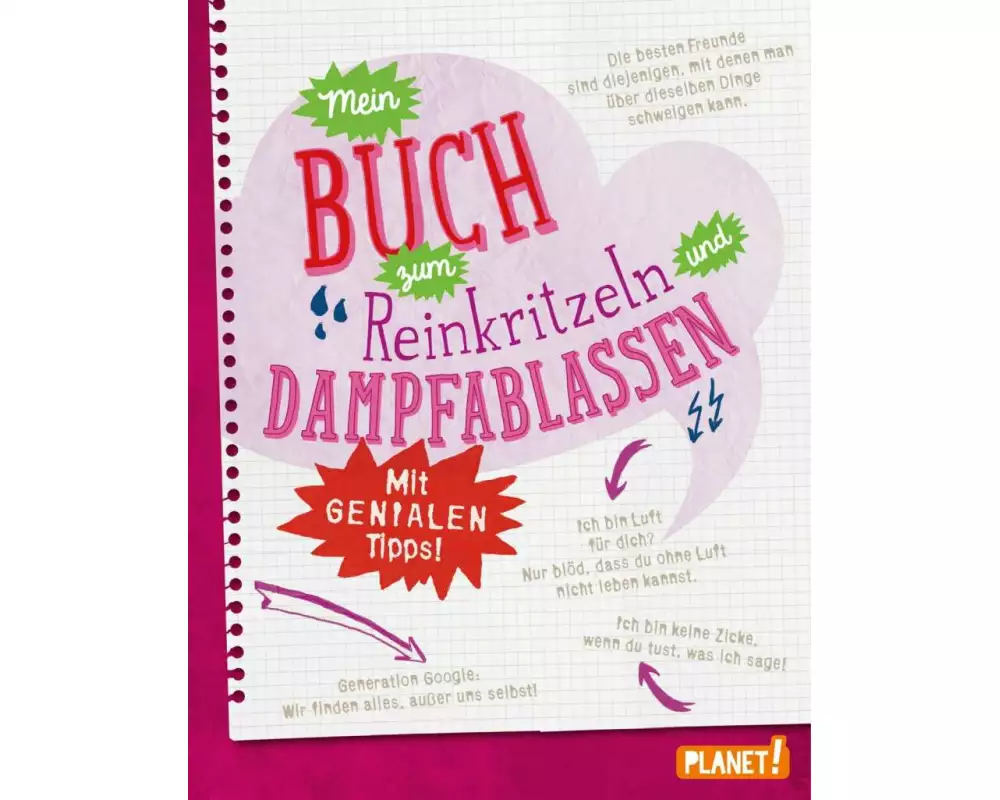Mein Buch zum Reinkritzeln und Dampfablassen - mit genialen Tipps