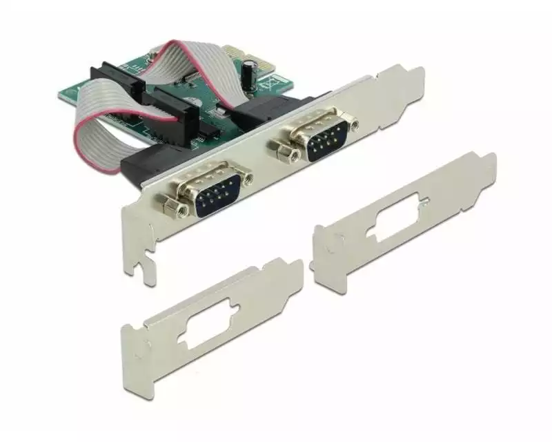 Delock PCI-Express-Karte 90007 2x Seriell / RS-232