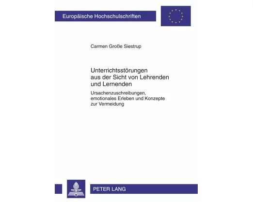 Unterrichtsstörungen aus der Sicht von Lehrenden und Lernenden