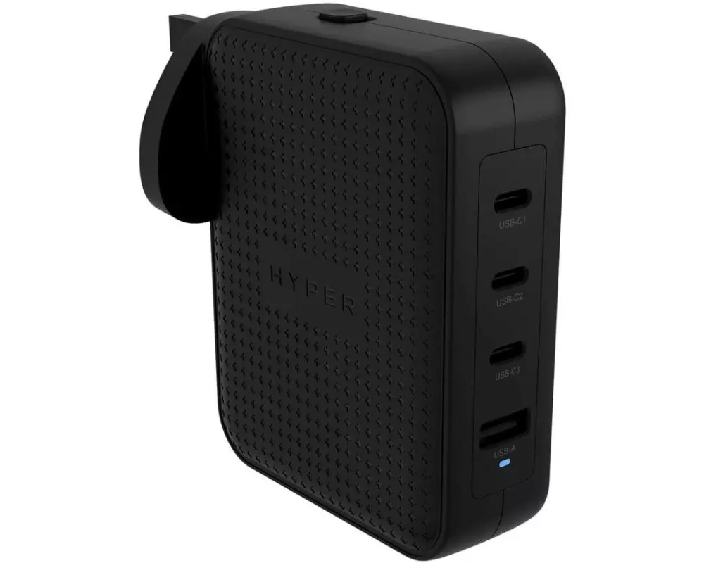 HYPER USB-Wandladegerät Hyper Juice USB-C GaN 145 W Schwarz