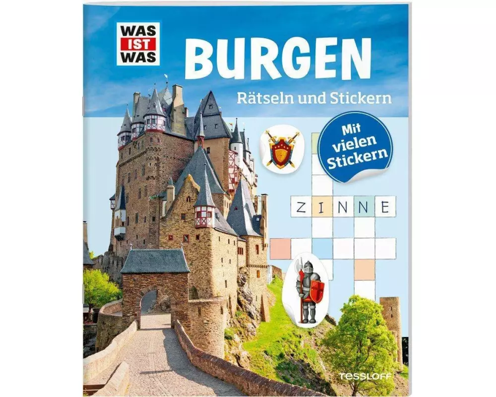 Rätseln und Stickern: Burgen