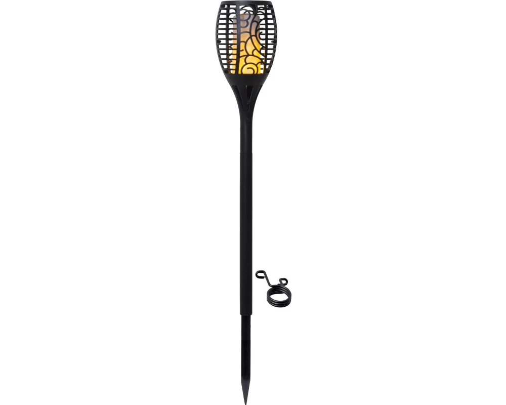 Star Trading Gartenlicht Solar Flame, Schwarz