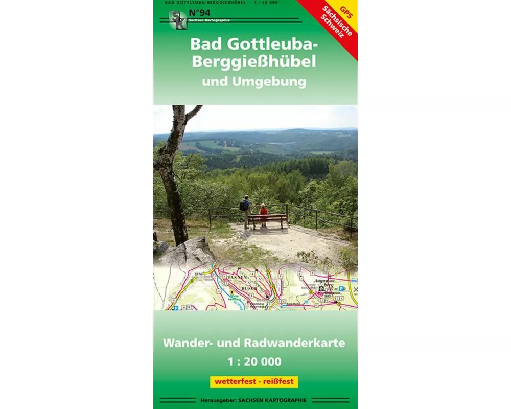 Bad Gottleuba-Berggießhübel und Umgebung 1 : 20 000