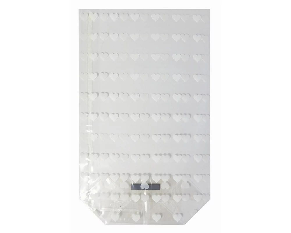 Braun + Company Klarsichttüte Herz, 9.5 x 16 cm, 10er