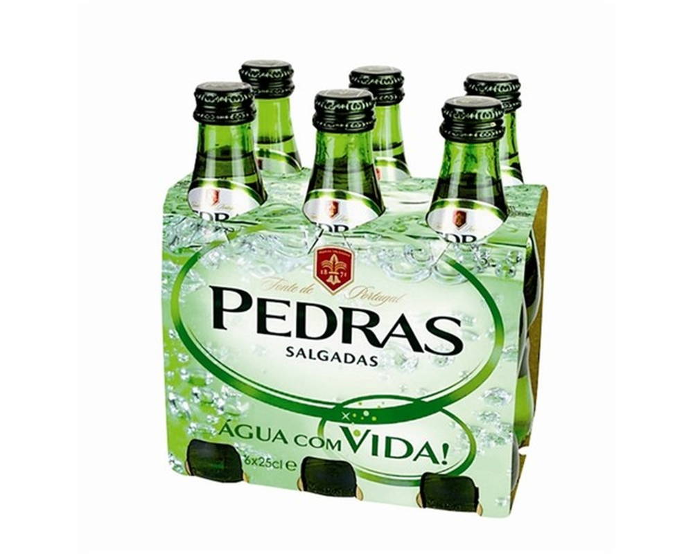 PEDRAS Mineralwasser mit Kohlensäure P­AV310 25cl, 6 Stk.