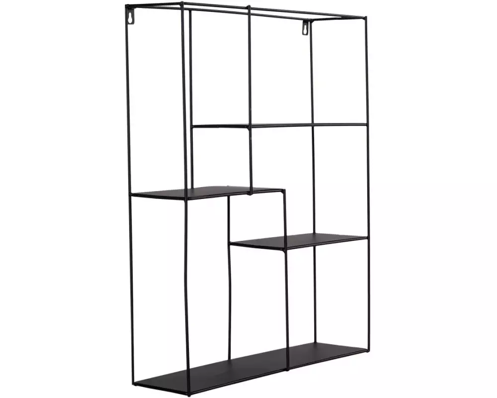 House Nordic Wandregal Mons 50 x 40.5 cm, Schwarz