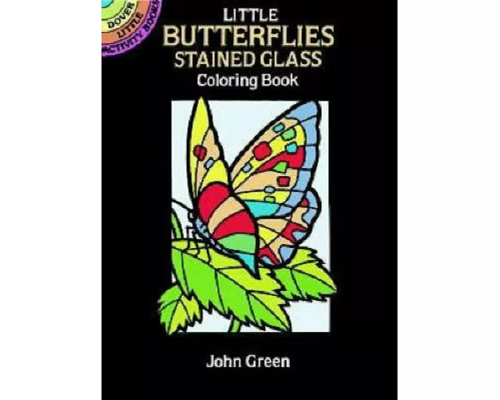 Little Butterflies Stained Glass Coloring Book