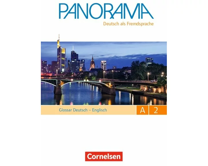 Panorama, Deutsch als Fremdsprache, A2: Gesamtband, Glossar Deutsch-Englisch