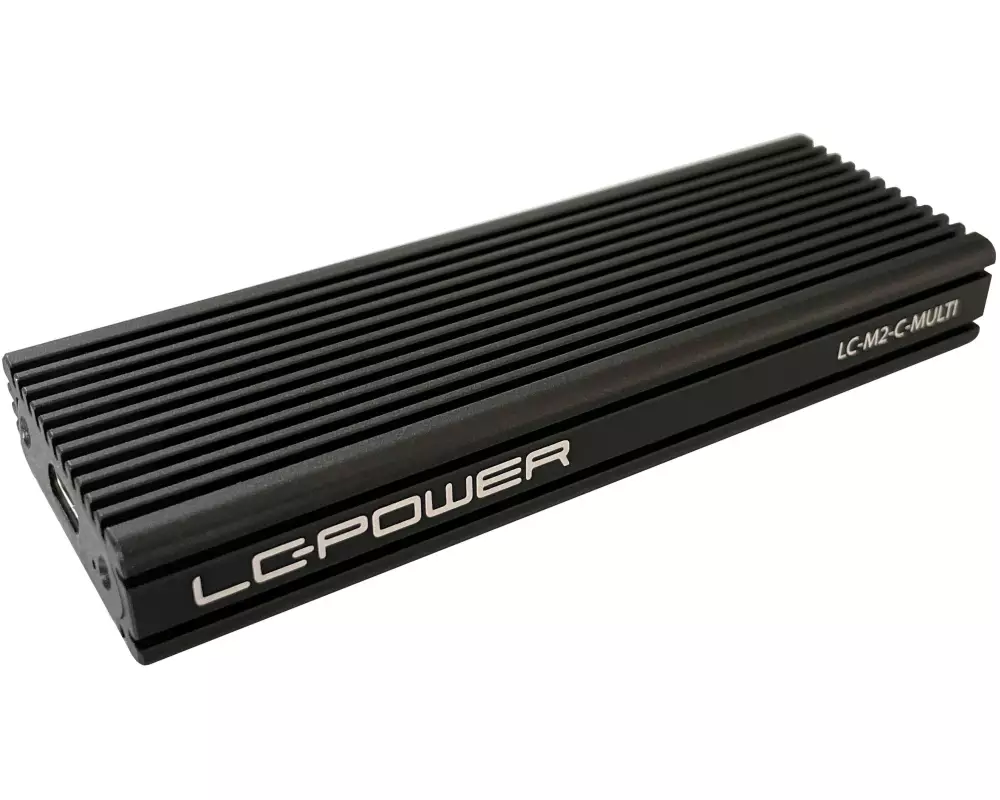 LC-Power Externes Gehäuse LC-M2-C-MULTI M.2 Schwarz