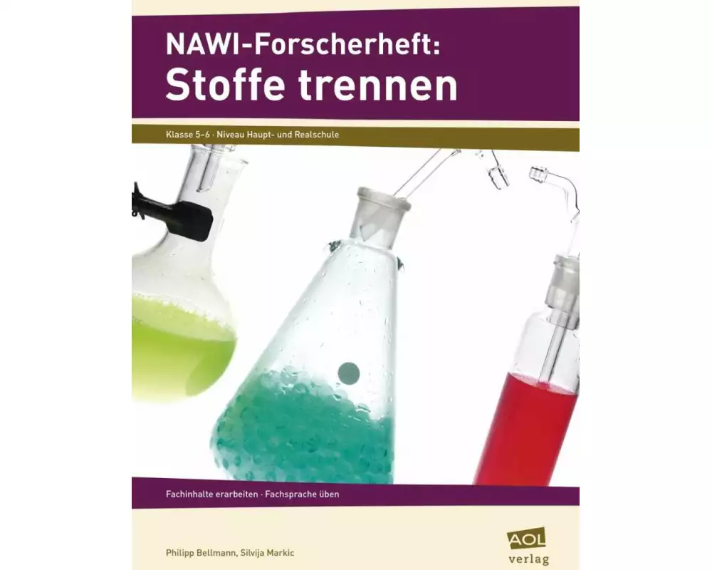 NAWI-Forscherheft: Stoffe trennen