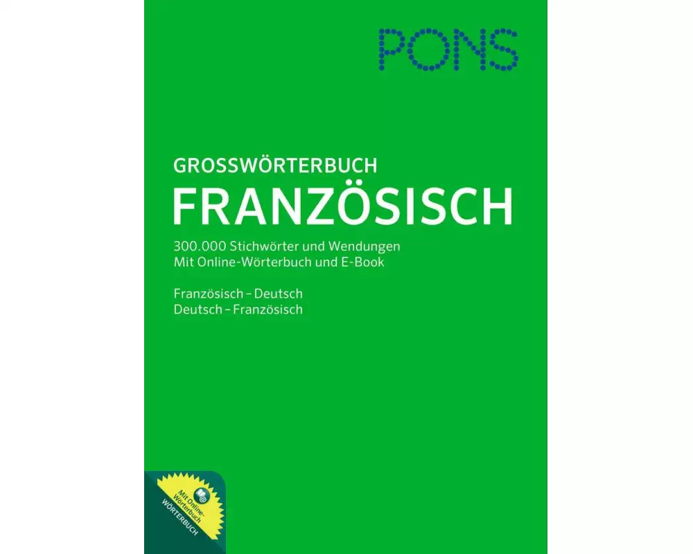 PONS Großwörterbuch Französisch