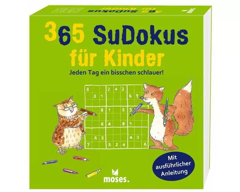 365 Sudokus für Kinder