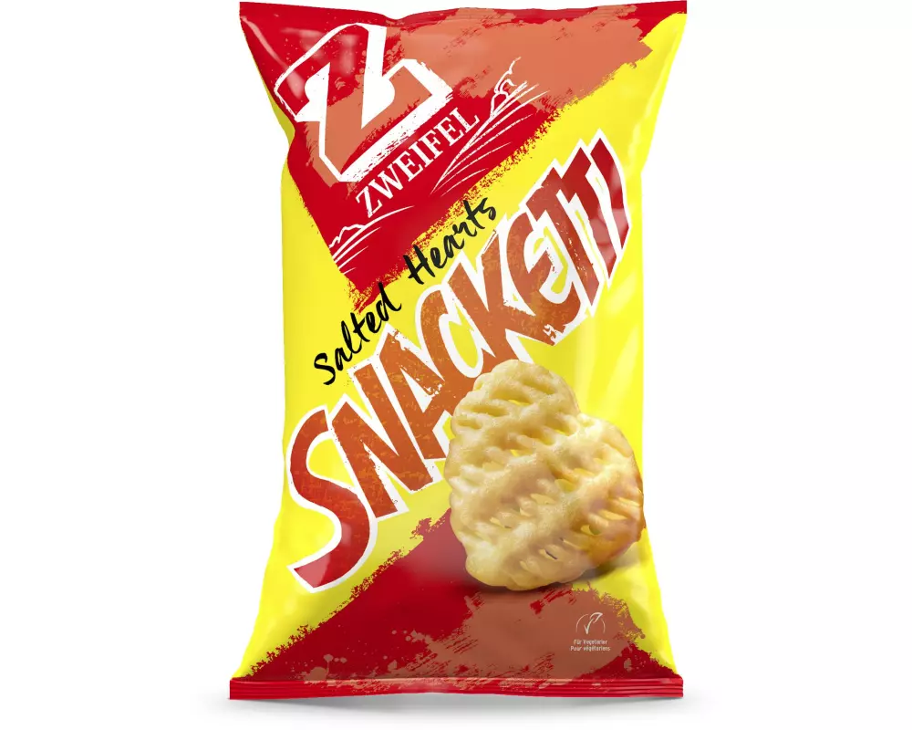 Zweifel Chips Snacketti Hearts lovely salted 75 g